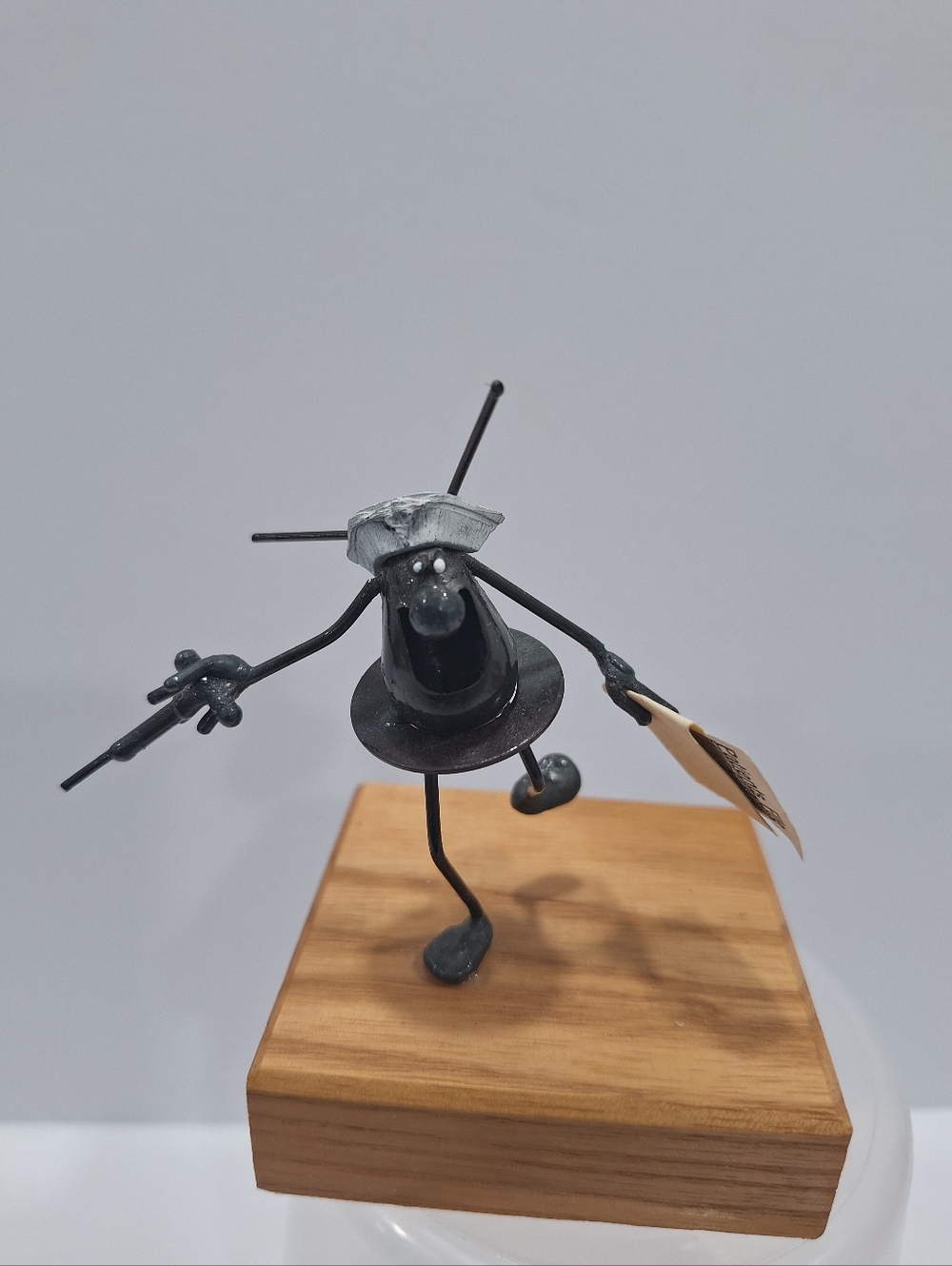 Vintage Sand Flea "Nurse" Metal Figurine/Sculpture